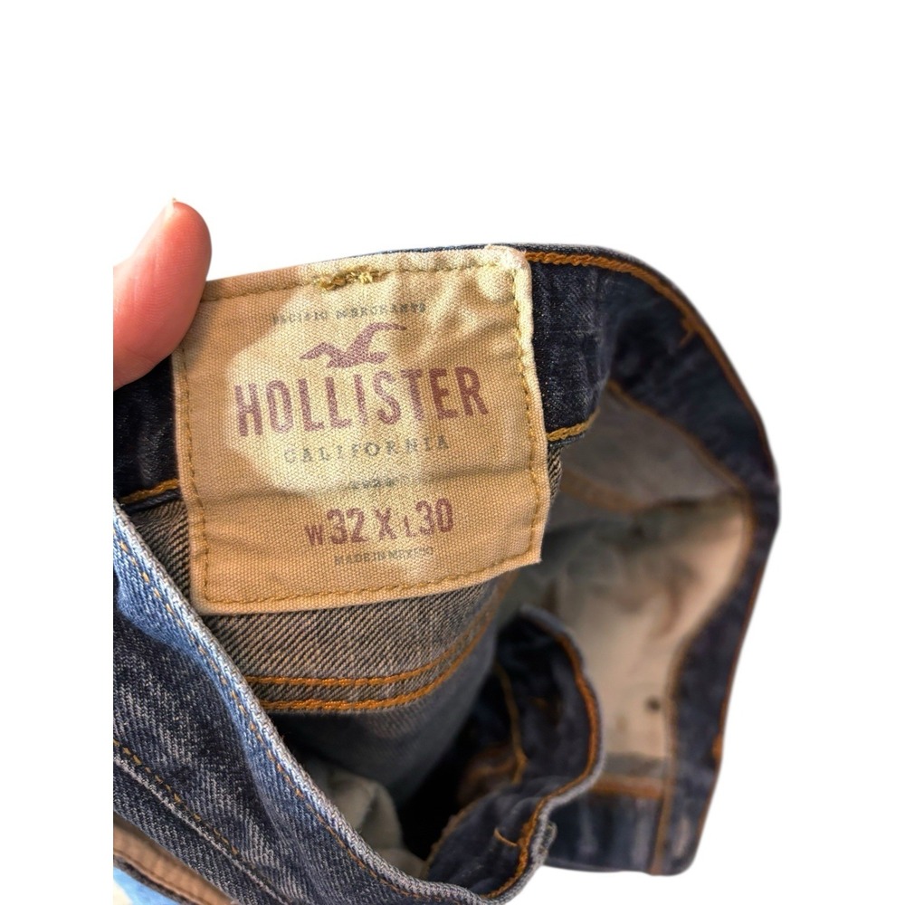 Hollister Classic Straight‎ Leg Button Fly Jeans  Men's Size 32x30 100% Cotton - Picture 15 of 15